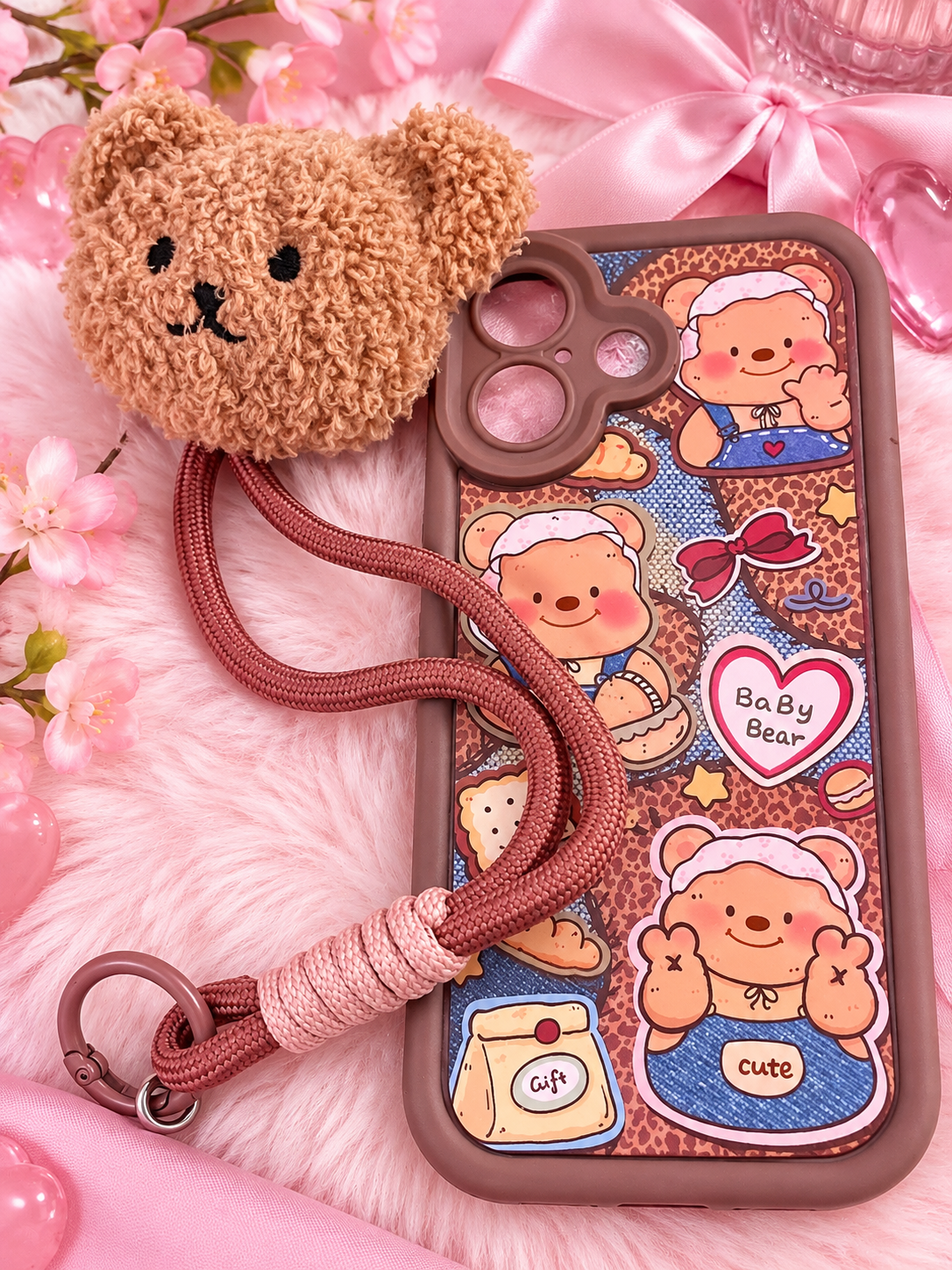 Baby Bear Kawaii iPhone 17 Case