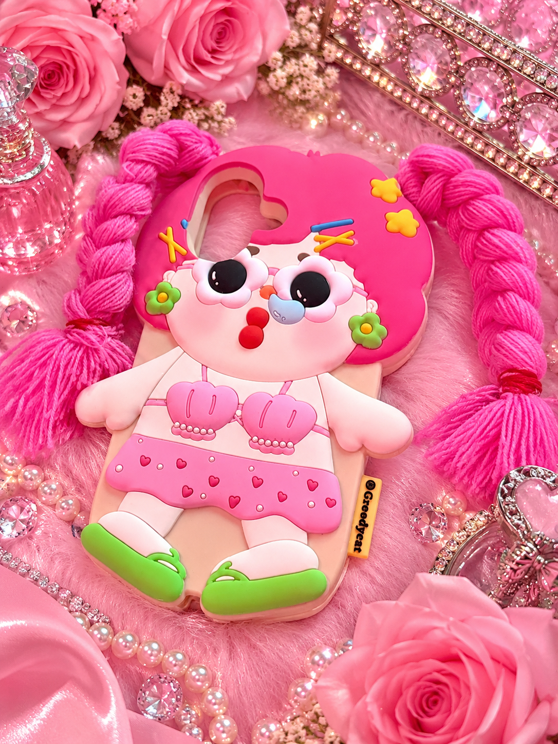 Pink Pigtail Doll Phone Case for iPhone 13