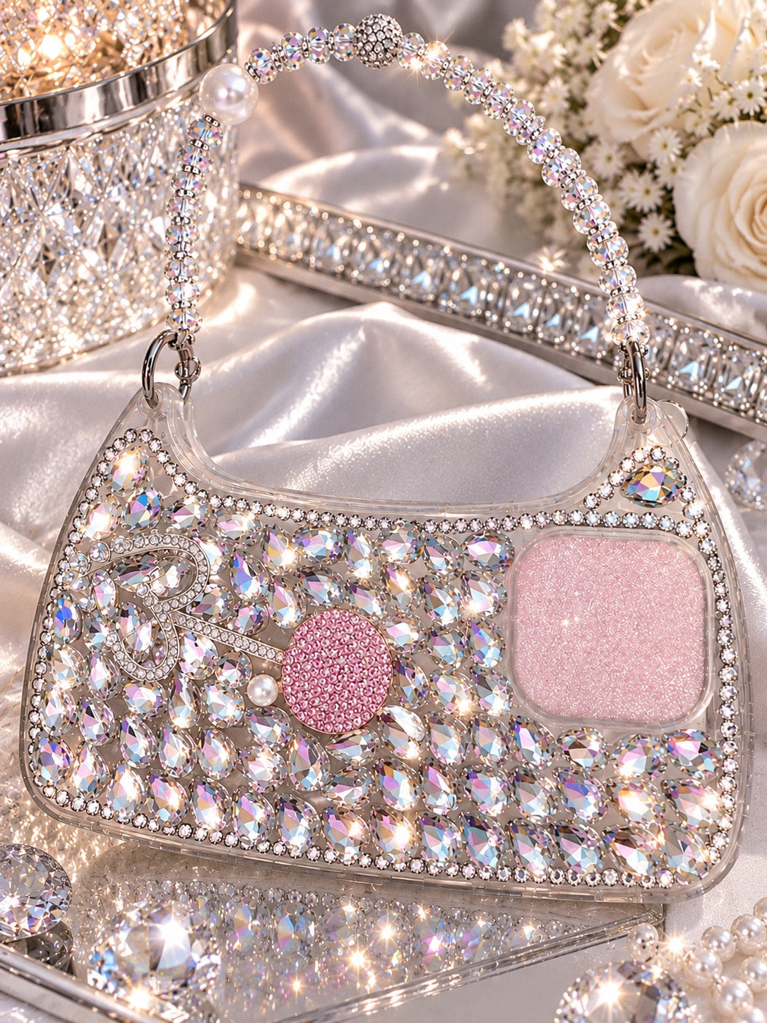 Sparkle Purse-Style iPhone 14 Pro Max Case