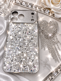 Silver Glitter iPhone 17 Pro Max Case